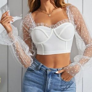 White Corset Top